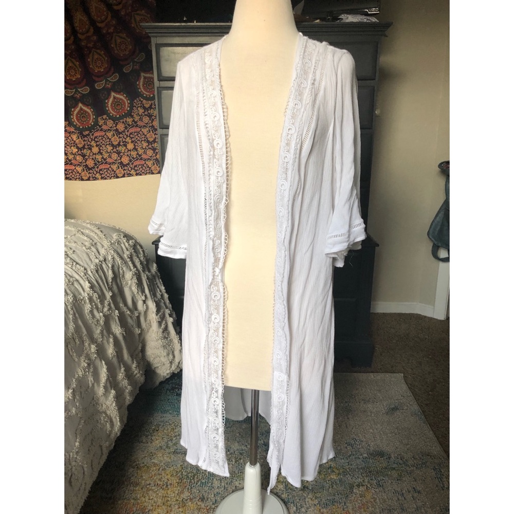 White Lace Kimono